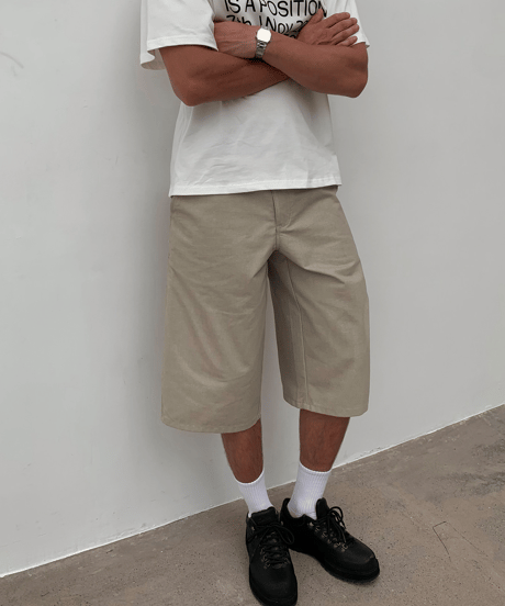 Minimal Wide Fit Cotton Shorts