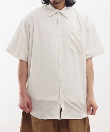 Casual Stripe Regular Collar Shirt / 2color
