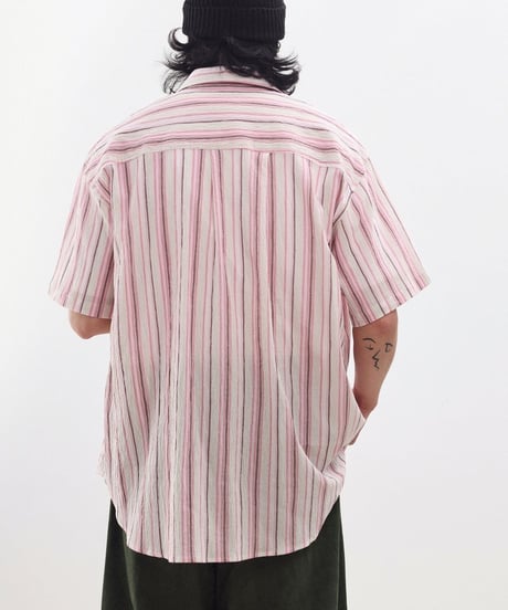 Shrink See-through Stripe Shirt / 3color