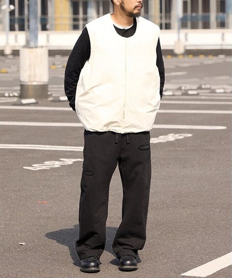 Damage Black Sweat Pants