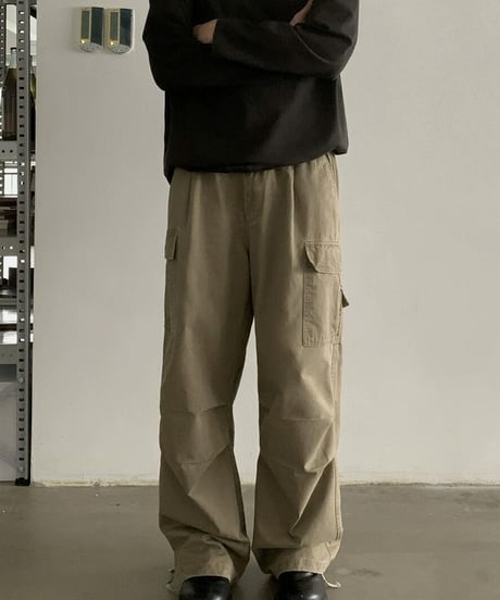 Vintage Wide-Leg Work Pants