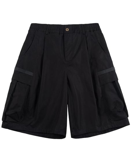 WIDE LOOSE CARGO SHORTS / 4COLORS