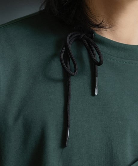Cord Design 1POC Wide Silhouette T-Shirt