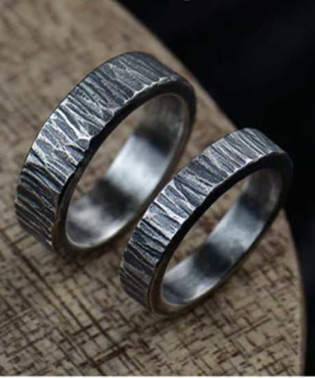 WOOD GRAIN RING / 2TYPES