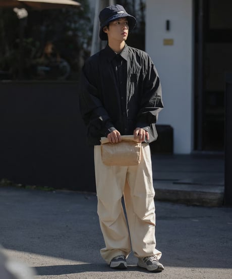 SNAP BUTTON MULTI-POCKET SHIRT / 2COLORS
