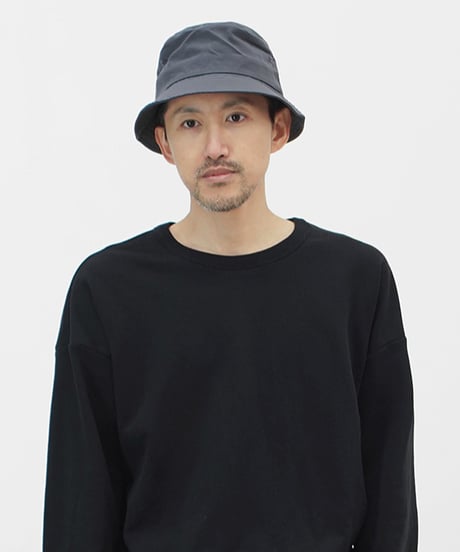 SHORT BRIM BUCKET HAT / 2COLORS