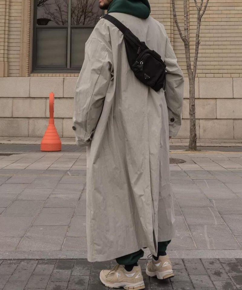 在庫限り】 Oversized Soutien Collar Coat / 2color |