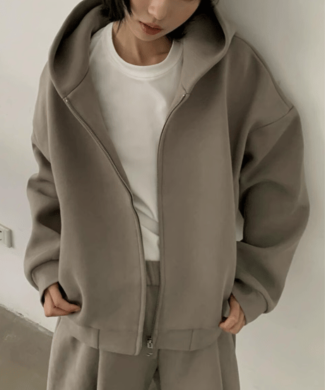 Heavyweight Cotton Zip Hoodie