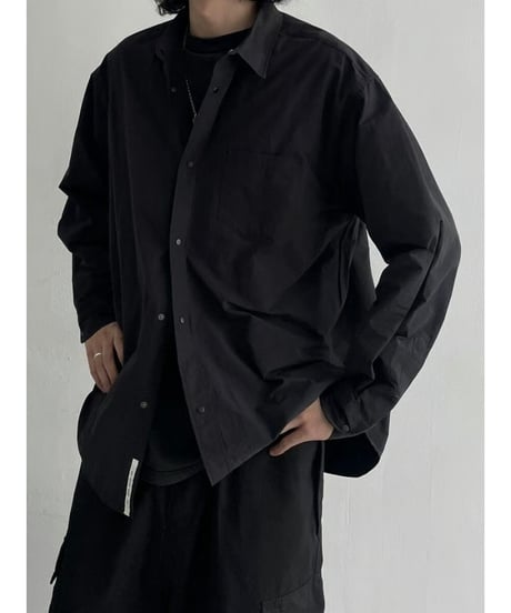 【在庫限り】 Minimal Tech Oversized Utility Shirt