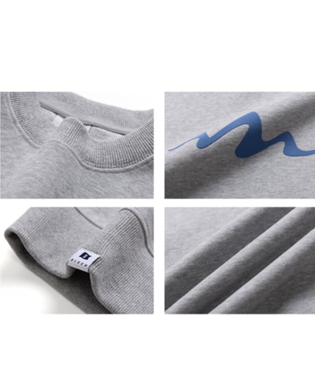 OVERSIZED MOUNTAIN PRINT SWEATSHIRT / 4COLORS