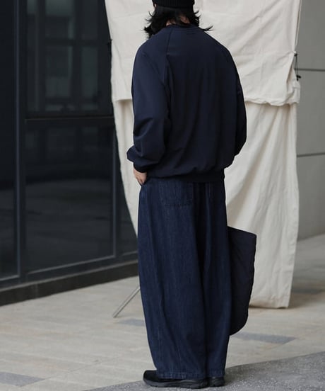 High Loose Easy Denim Pants