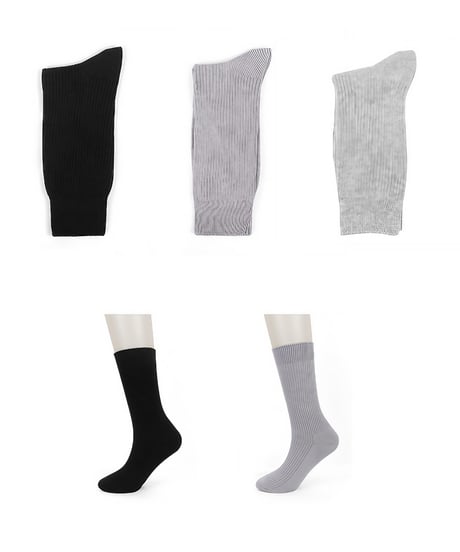 BASIC COLOR RIB SOCKS / 7COLORS
