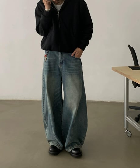 【在庫限り】Vintage Curved Knife Jeans