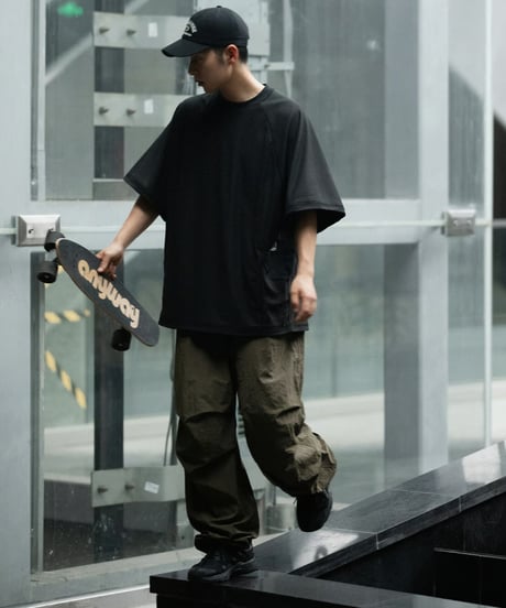 PARACHUTE NYLON PANTS / 2COLORS