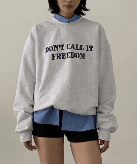 Retro Lettered Sweatshirt