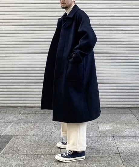 Double-Sided Tweed Trench Coat