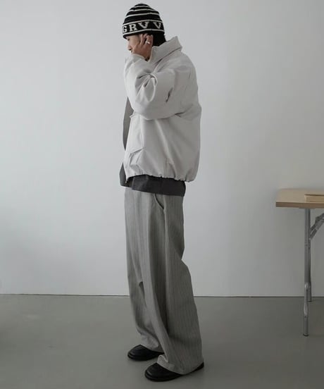 Retro Striped Wide-Leg Pants