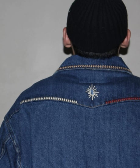 Vintage Denim Jacket with Embroidery