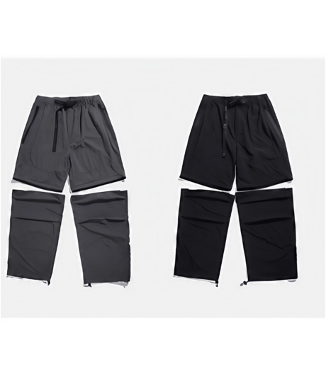 LOOSE CONVERTIBLE PANTS / 2COLORS