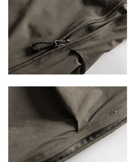 Zip Design Loose Drape Easy Pants / 3color