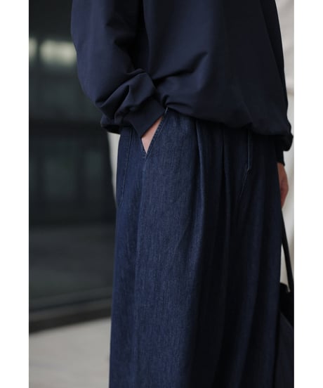High Loose Easy Denim Pants