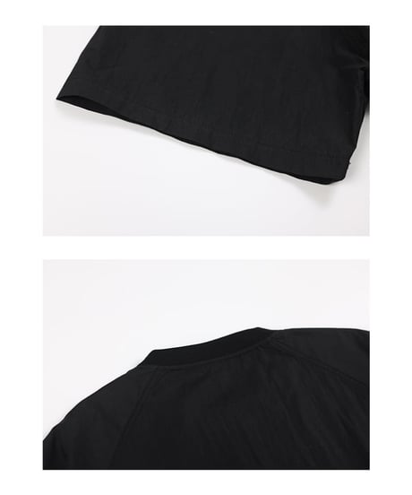 Wrinkle Raglan Wide Silhouette T-Shirt / 3color