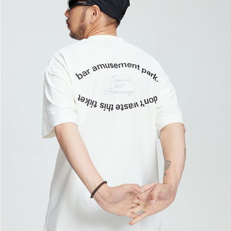 ARCH  LOGO BACK PRINT TEE / 2COLORS
