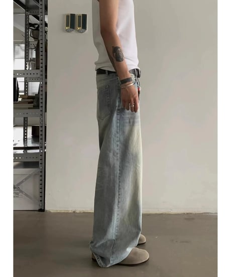 Retro Wide-Leg Casual Jeans