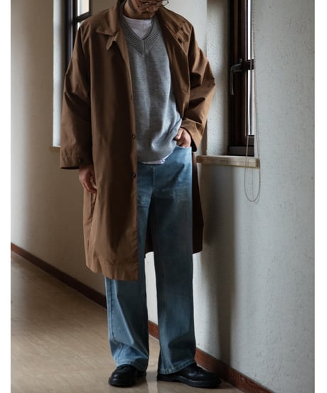WIDE FIT STRAIGHT DENIM / 2COLORS