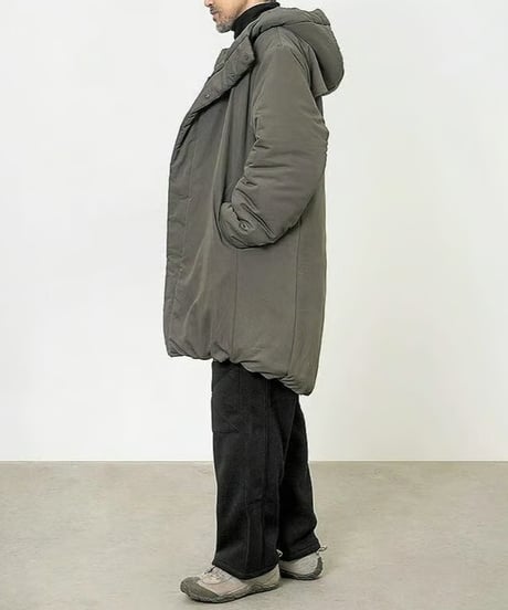 Thick Cotton Hooded Cort Jacket / 2color