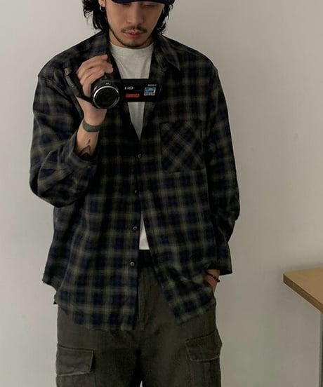 Retro Plaid Casual Shirt