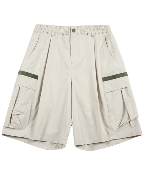 WIDE LOOSE CARGO SHORTS / 4COLORS