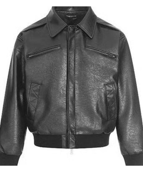 Leather Over Blouson