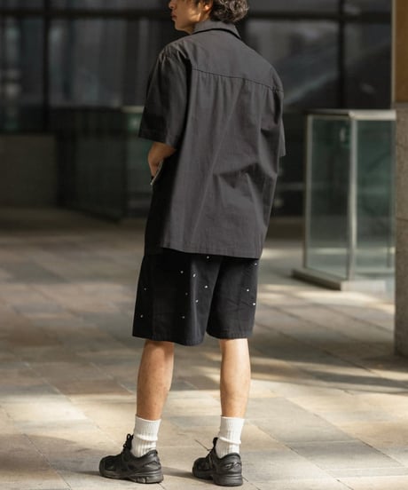 Big Pocket Wide Silhouette Work Shirt  / 2color