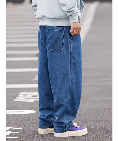 Denim-Like Balloon Wide Pants / 3color