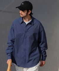 BASIC LOOSE FIT STRIPE L/S SHIRT