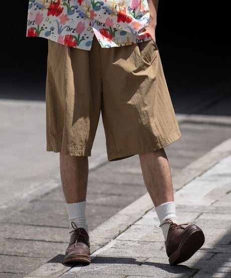 Split Wide Loose Easy Short Pants / 4color