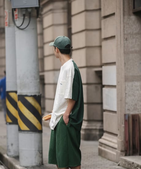 BICOLOR OVERSIZE TEE / 2COLORS