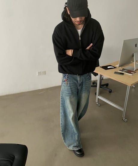 【在庫限り】Vintage Curved Knife Jeans