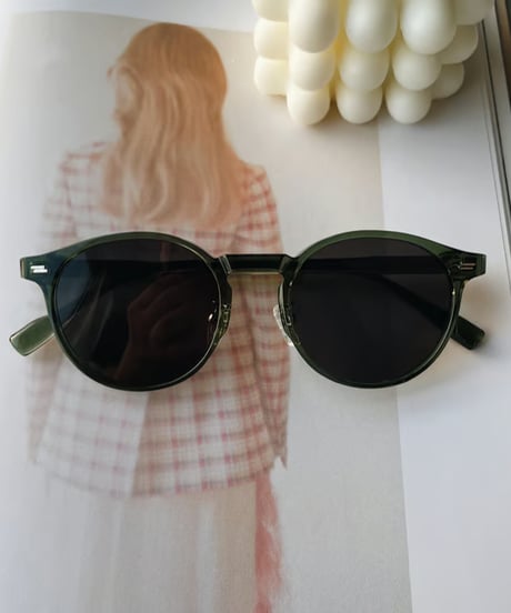 BOSTON CLEAR FRAME SUNGLASSES / 3COLORS