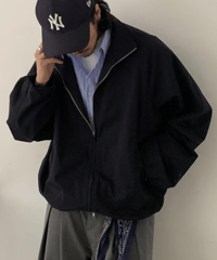 Retro Stand-Up Collar Jacket