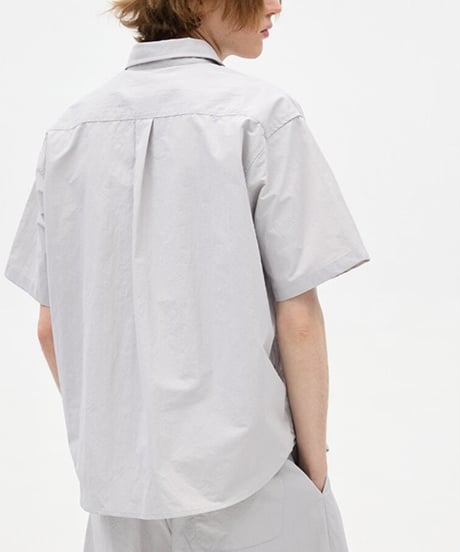 Wide Form Clean Regular Collar Shirt / 2color