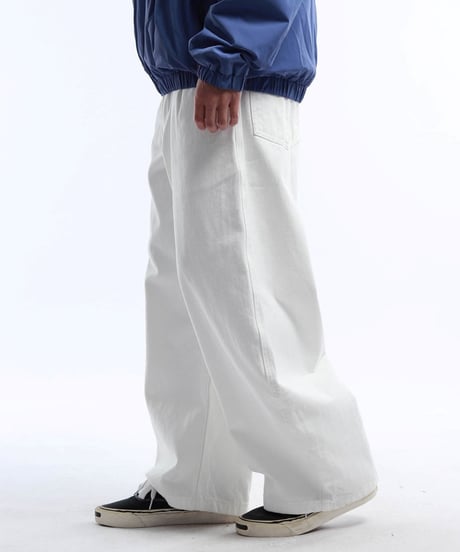 Clean Wide White Pants