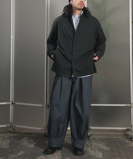 Over Pleats Easy Wide Pants / 2colors