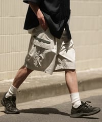 WIDE LOOSE CARGO SHORTS / 4COLORS