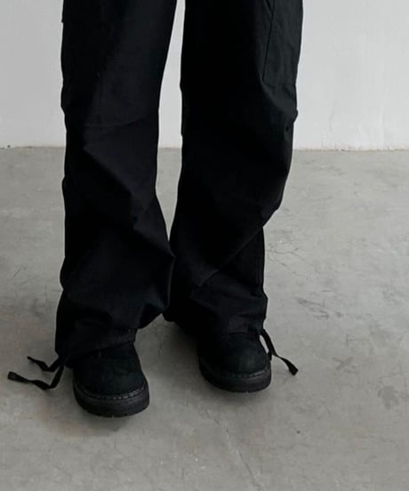 Draped Casual Paratrooper Pants