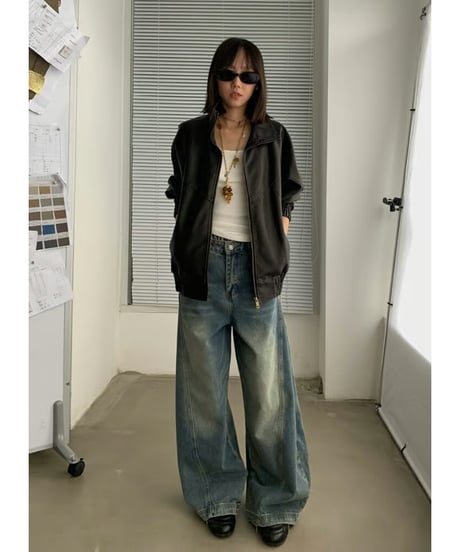 【在庫限り】Vintage Curved Knife Jeans