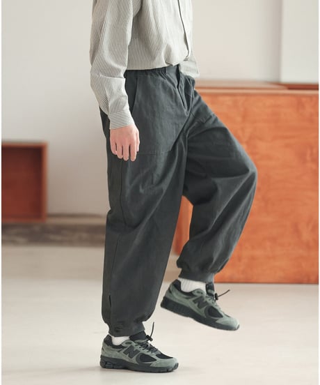 Fade Black Easy Rib Pants