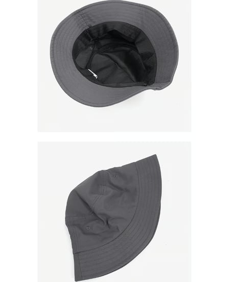 SHORT BRIM BUCKET HAT / 2COLORS