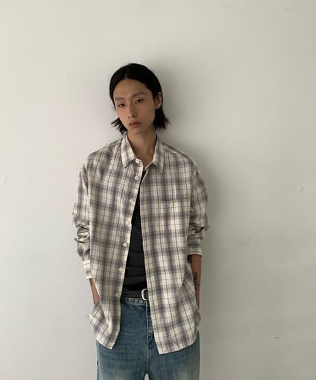 Retro Plaid Cotton Check Shirt